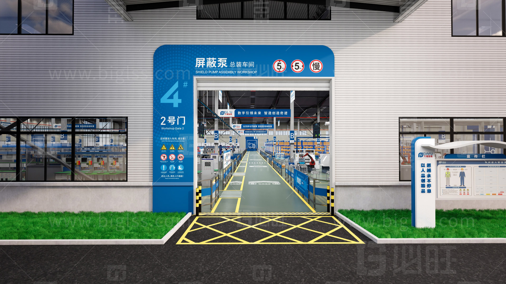 工廠目視化，車間目視化，目視化設計，空間設計