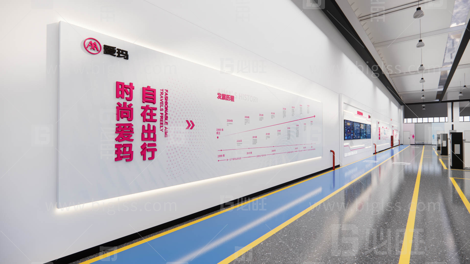 目視化設計，空間設計，工廠目視化，車間目視化，必旺目視化