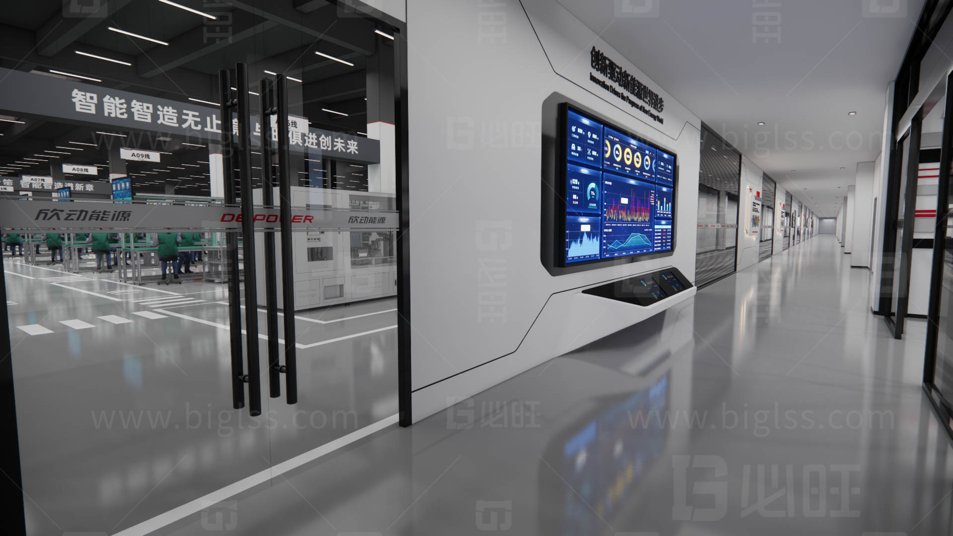 工廠目視化，車間目視化，目視化設計，工業空間設計，必旺目視化