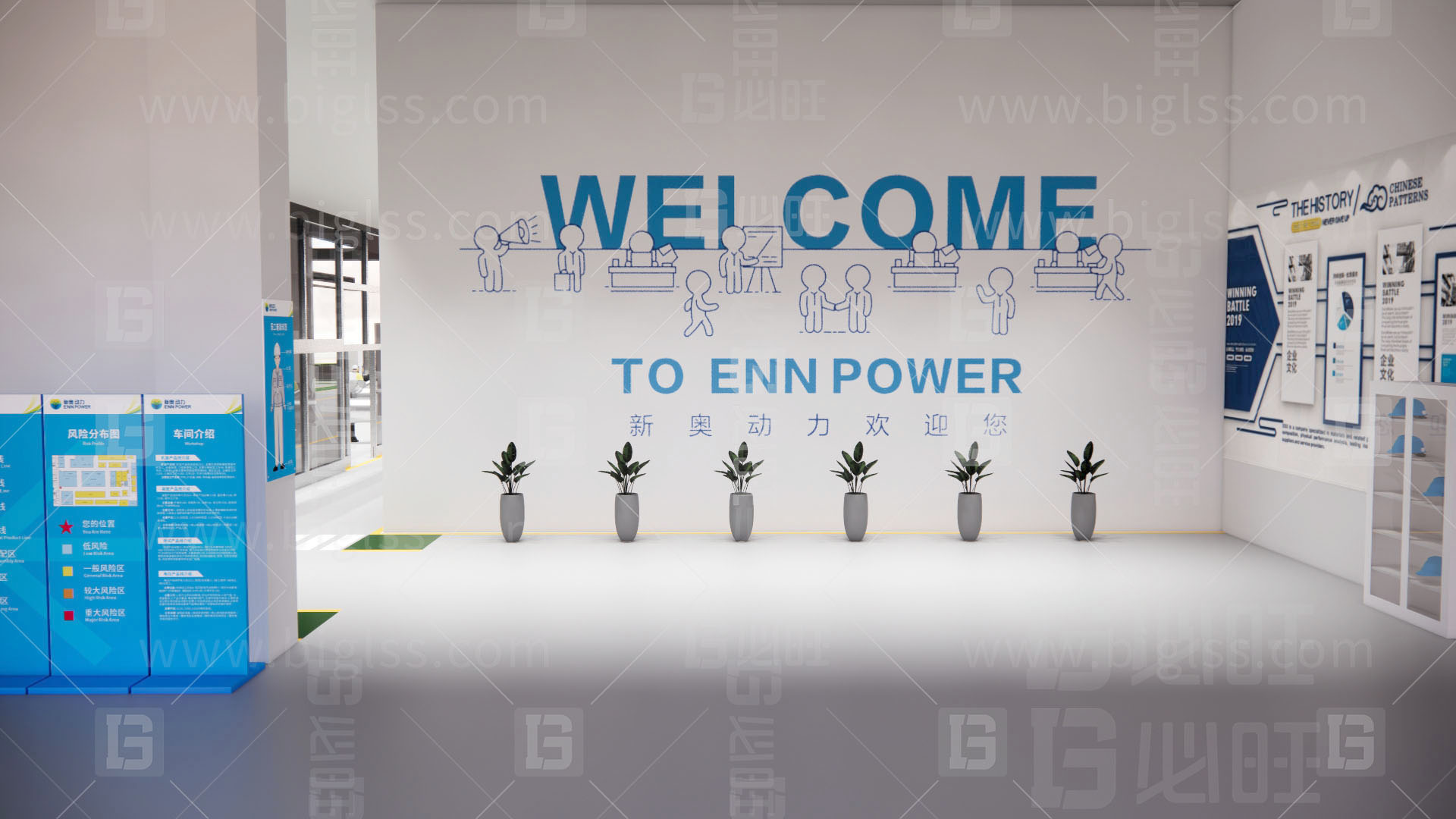 工廠目視化，車間目視化，目視化設(shè)計(jì)，工業(yè)空間設(shè)計(jì)，必旺目視化